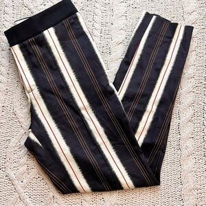CHLOE STORA‎ Striped Cropped Trouser Pants Size 36/6
